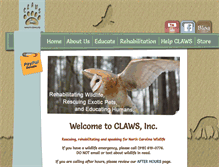 Tablet Screenshot of nc-claws.org